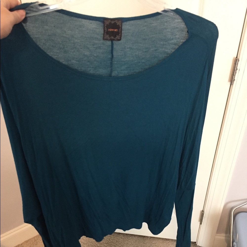 Flowy teal blouse
